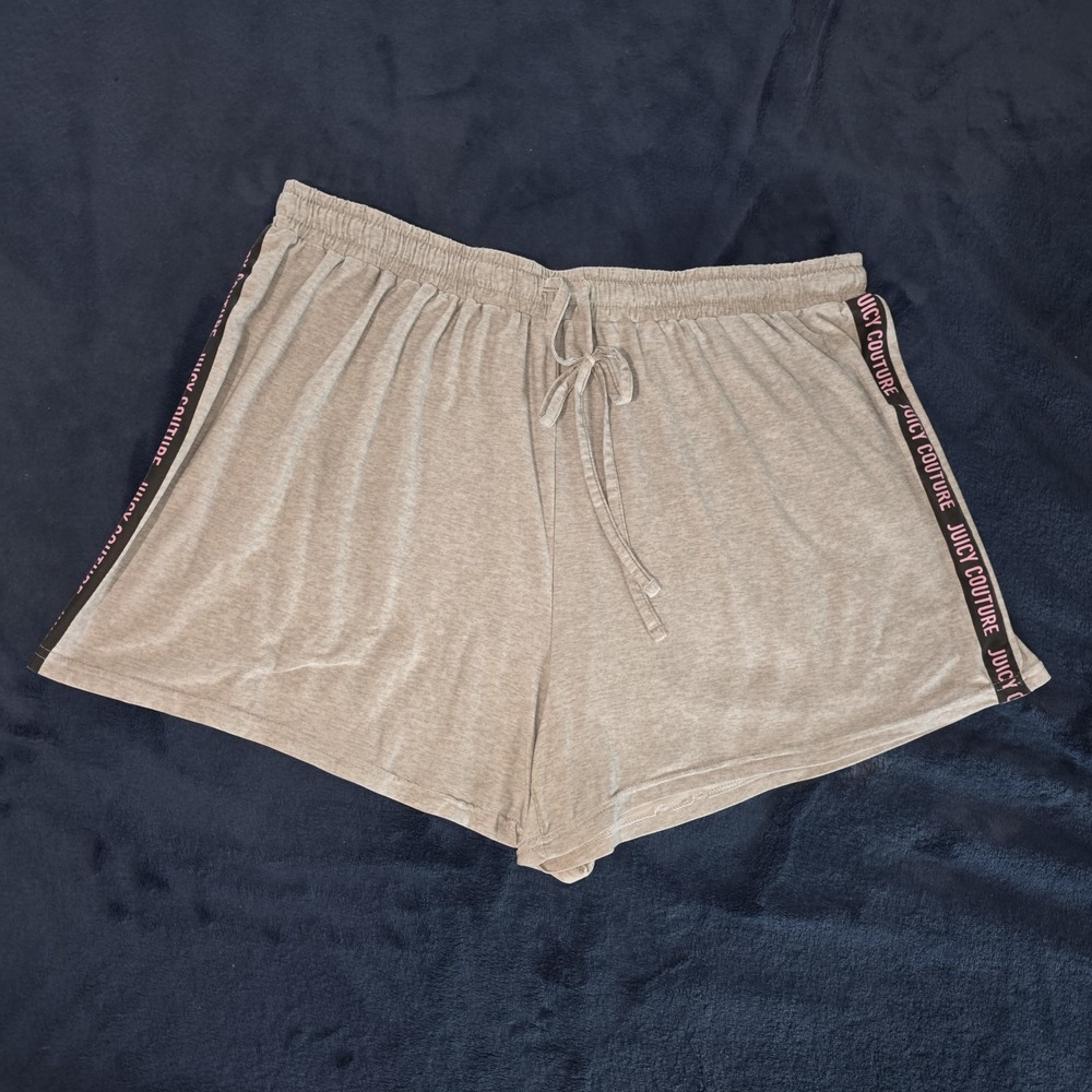 Juicy Couture Sport Womens Running Shorts‎ Size XL Gray Lightweight Activewear
